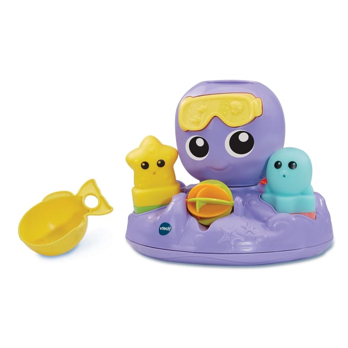 VTech Baby Spetter & Draai Octopus - Interactief Speelgoed - Badspeelgoed - Speelgoed 1 tot 5 jaar