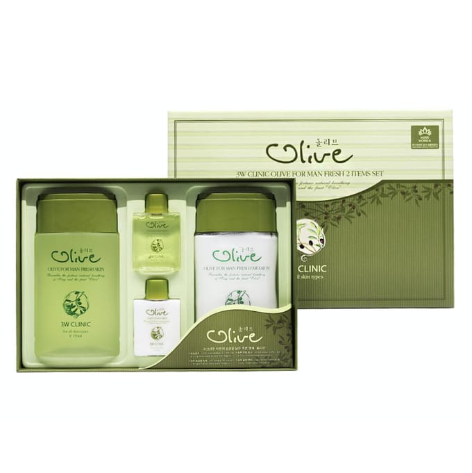 3W CLINIC Olijf voor mannen SET 2 beige