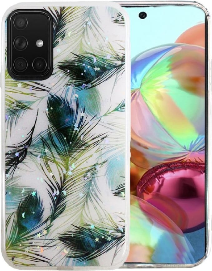 Silicone/TPU back cover Geschikt voor Samsung Galaxy A71 4G print + Gratis screenprotector (3)