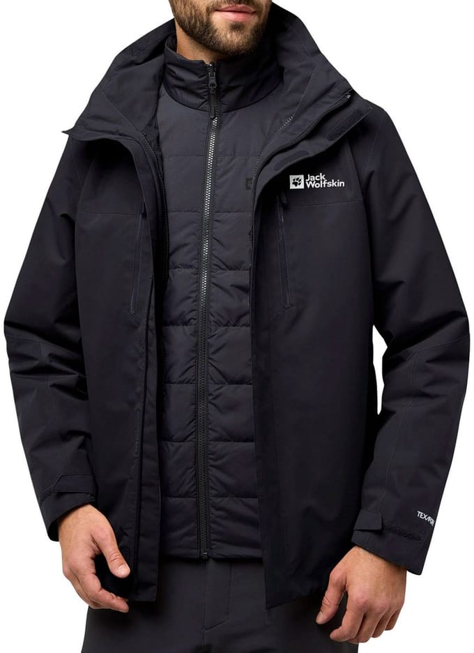 Jack Wolfskin Jasper 3-in-1 Winterjas Heren - Maat S