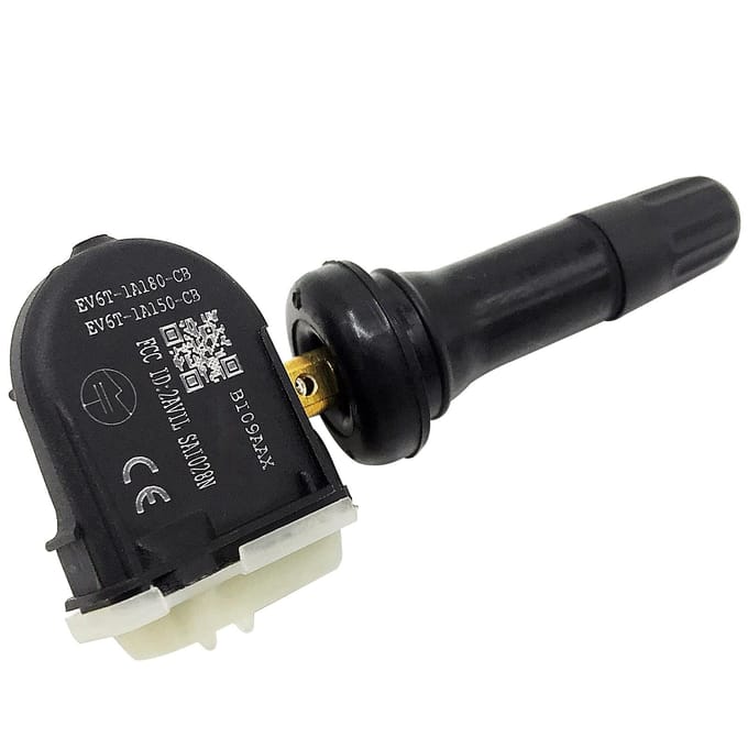 Sensor voor bandenspanningscontrolesysteem(TPMS) EV6T-1A180-CB Vervanging voor Ford zwart