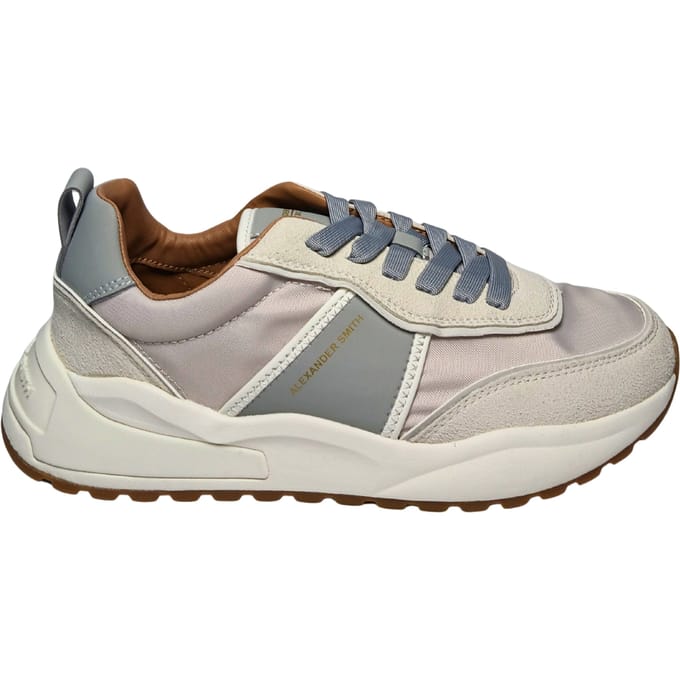 Damesschoenen Alexander Smith Eco-Dover Man Wit Licht Grijs