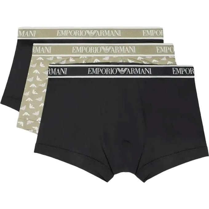 Emporio Armani heren boxershorts set x3 Eagle Essential