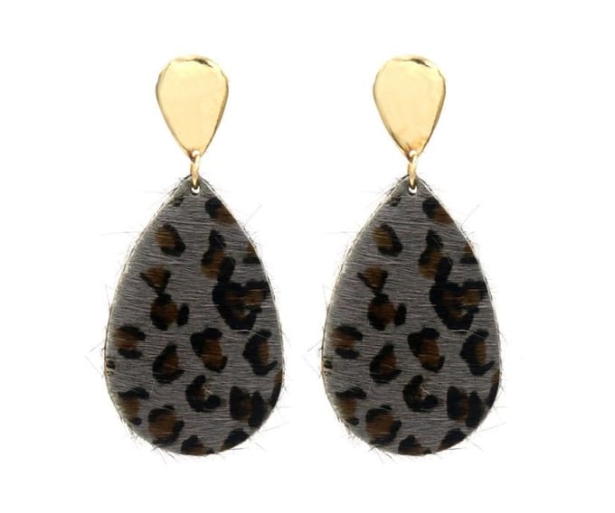Jomide Oorhangers Animal Print - 2