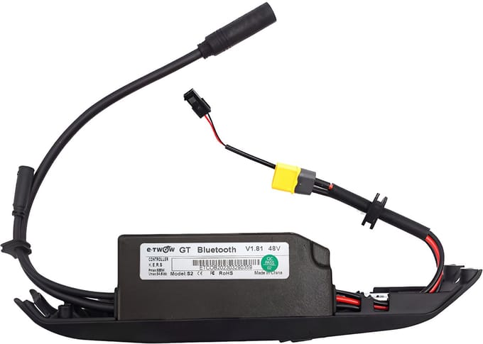 E-Twow, Vervangende controller voor E-Twow GT SE Bluetooth-step met radiator, Zwart