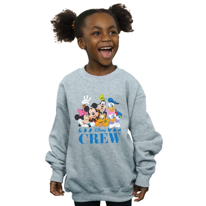 Disney Meisjes Mickey Mouse Disney Vrienden Sweatshirt (Sportgrijs)