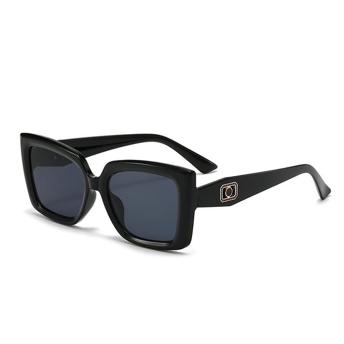 High-end Uv Bescherming Zonnebril Mode Persoonlijkheid Zonnebril Groot Montuur Zonneklep UV400