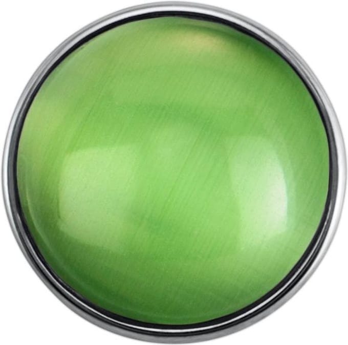 Quiges - Drukknoop Mini 12mm Groen - EBCMK106