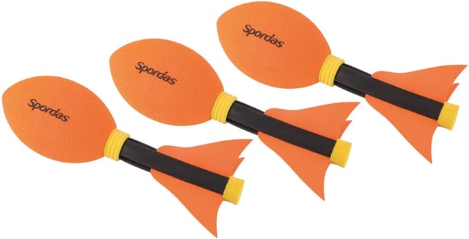 Spordas mini torpedo speelgoed set - werpspel voor kinderen.