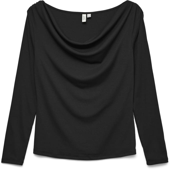 VERO MODA - VMICE L/S ROUCHING TOP JRS BTQ - Dames - Blouses