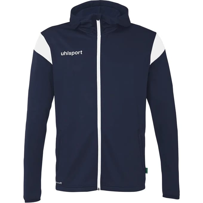 Uhlsport Squad 27 Jas Met Kap Kinderen - Marine / Wit | Maat: 152