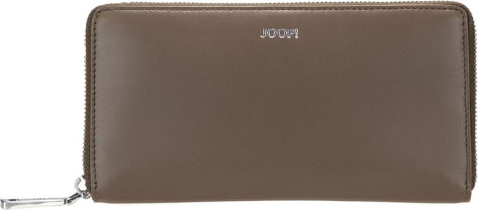 JOOP! Leren Portemonnee Sofisticato 1.0 Melete Purse Falcon Taupe
