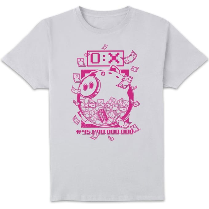 Squid Game Piggy Bank Men's T-Shirt - White - L
