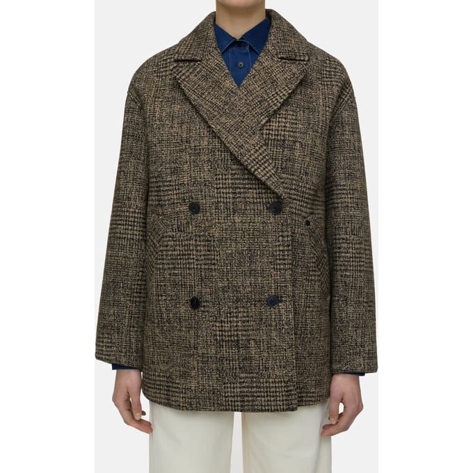 Closed Double Breasted Coat Biscotti Brown Größe: XXS | Zweireihige Mäntel Outlet | Damen | Braun