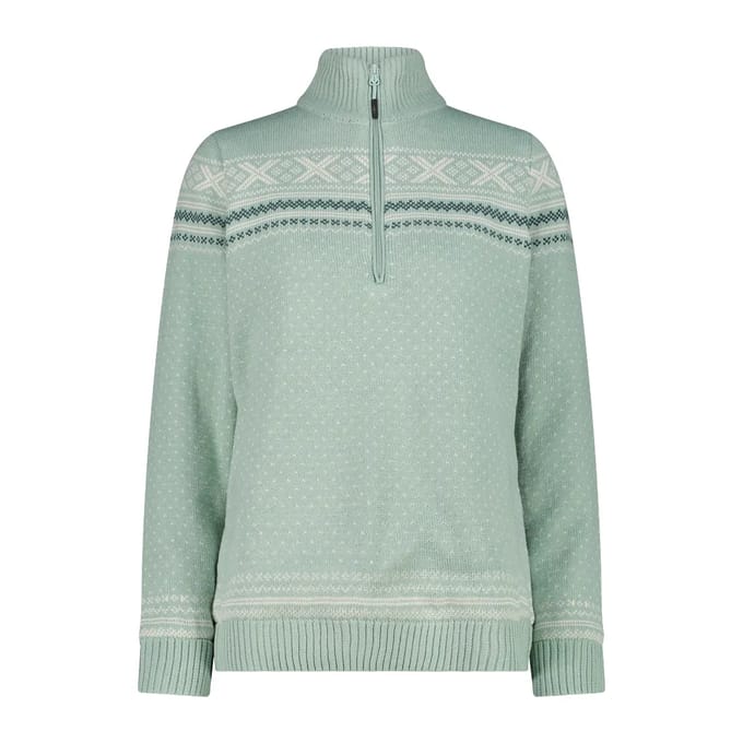 Pull 1/2 zip in brei vrouw CMP WP