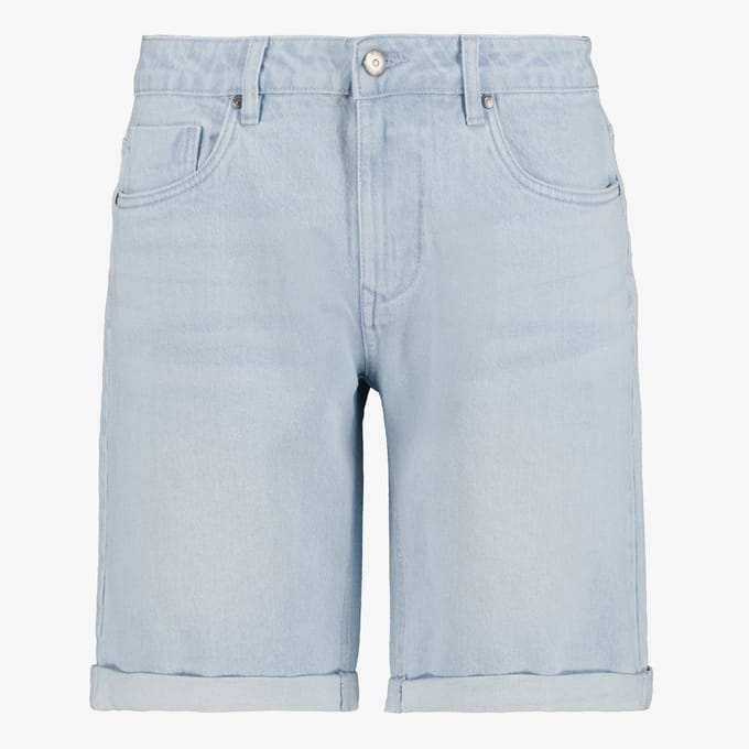 Unsigned heren denim short lichtblauw - Maat M