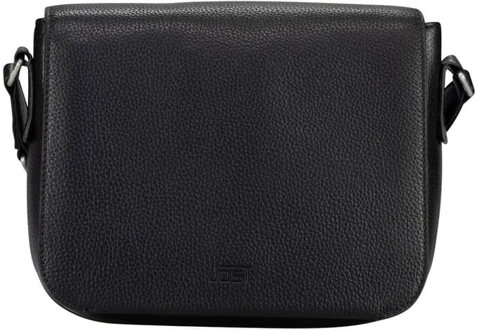 JOST Leren schoudertas Vika Shoulder Bag Black zwart