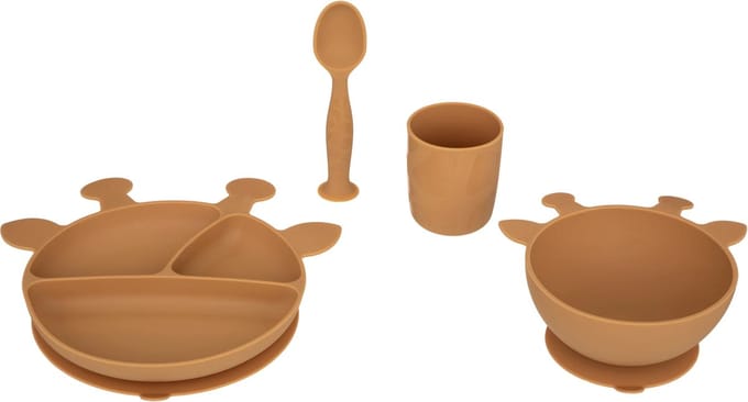Atmosphera Kids servies set giraf - Oker - Silicone