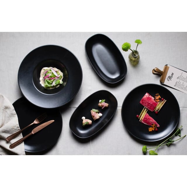 Bonna Pizzabord - Notte - Porselein - 32 cm - set van 2