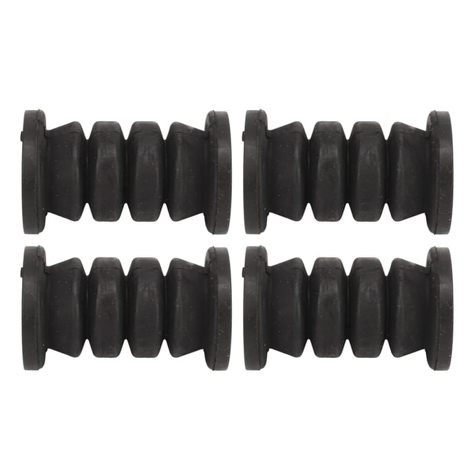 4 Stuks M10 10mm As Schommelarm Montage Bus Rubber Staal Legering Schokdemper Schommelarm black