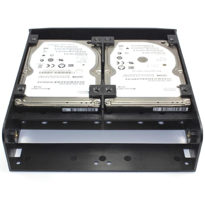 OImaster 2.5   3.5  HDD  SSD naar 5.25  Floppydrive Baai Computer Montagebeugel black