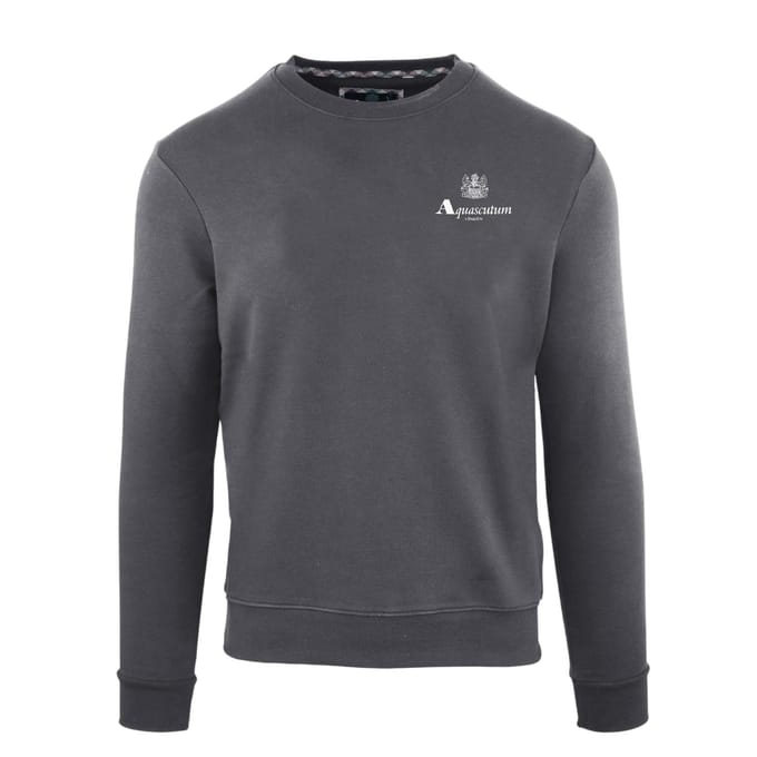 Aquascutum Heren sweatshirt (Antraciet)
