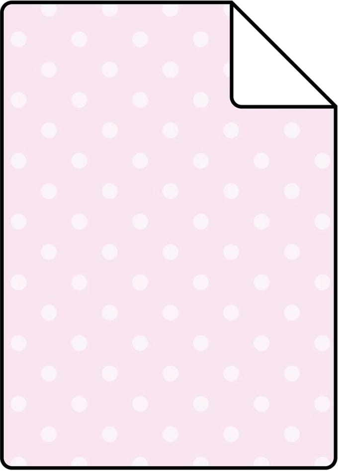 Proefstaal Origin Wallcoverings behang stippen glanzend roze - 26,5 x 21 cm - 346818-S