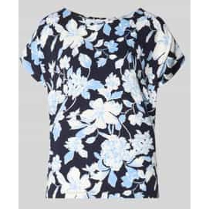 s.Oliver - female - Soepel vallend jersey shirt met schouders