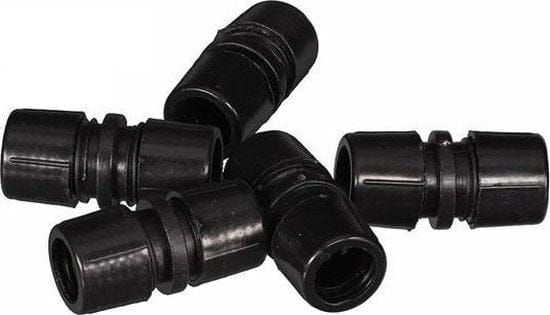 HQ-Power Inline connector voor lichtslangen, 5 stuks, wit