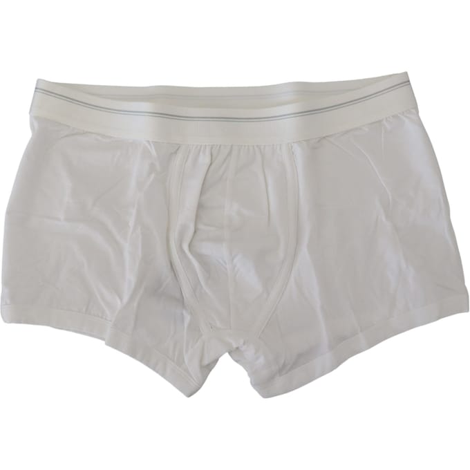 Dolce & Gabbana Witte Katoenmengsel Reguliere Boxer Ondergoed