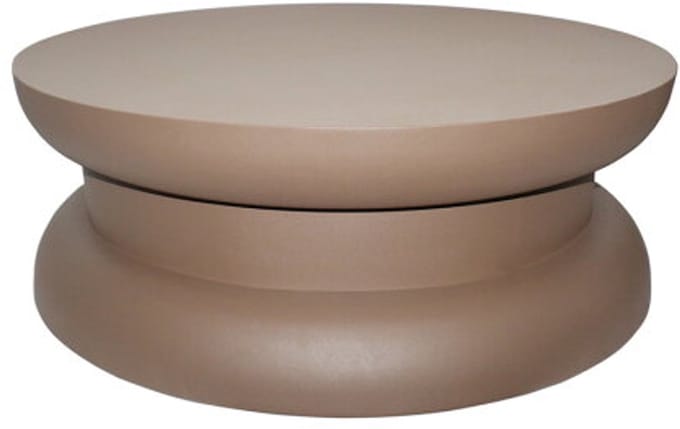 Parma salontafel, Ø85, H30, Brown - Formaggio Collection