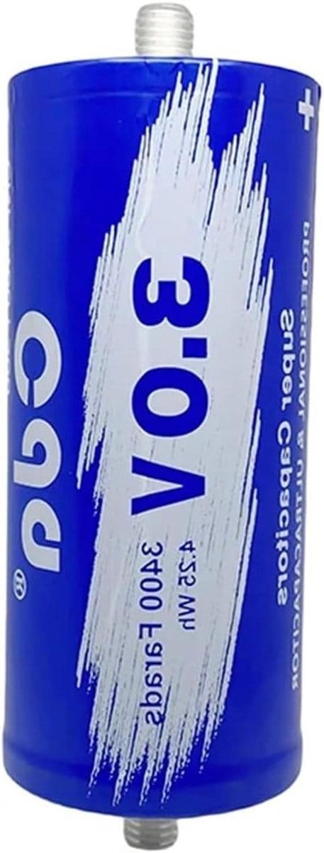 Super Condensatoren - Ultracondensator - Energie Opslag - Hoge Capaciteit - 3V 3400F - null