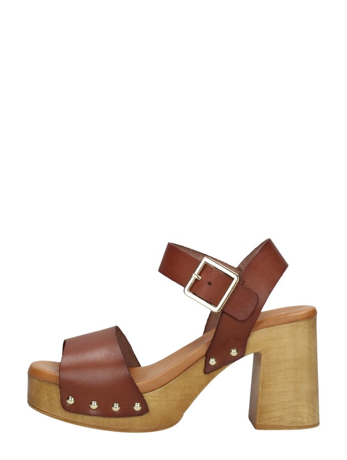 Red-Rag 79568 Sandalen - Dames - Cognac - Maat 41