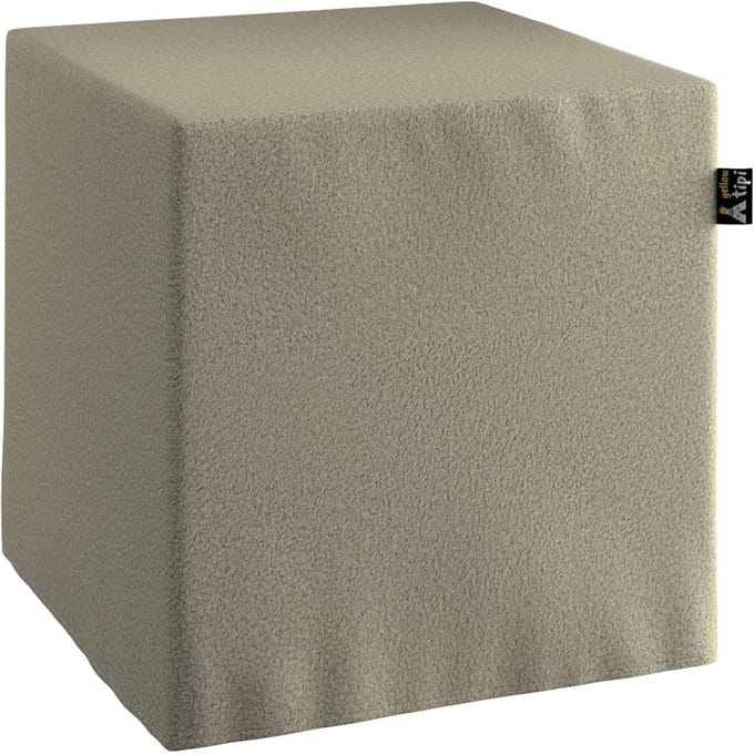 Poef Yellow Tipi Nano cube Boucle