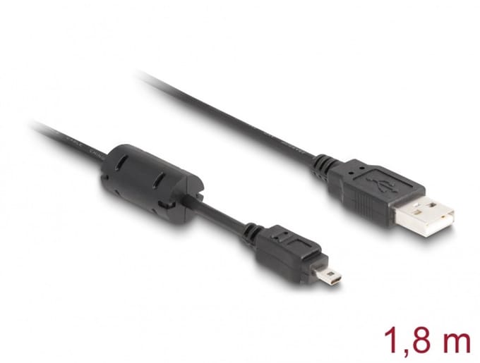 Delock USB 2.0 A Male naar USB 2.0 Mini Male - 1.83 m