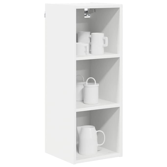 vidaXL - Hangkast - Wit - 30 - x - 29,5 - x - 80 - cm - Bewerkt - hout