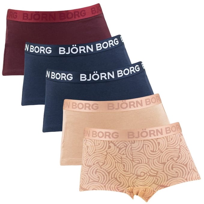5-Pack meisjes boxershorts - Core Minishorts - 140 - Oranje
