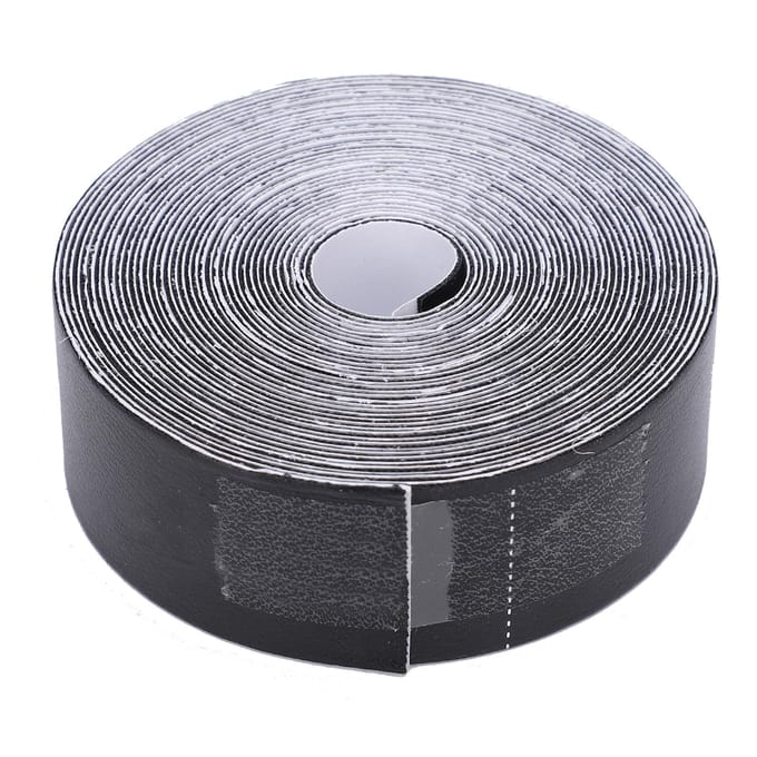 Ruban anti-rayures pour tête de raquette de tennis, protection du cadre de la tête de raquette, autocollant de protection en PU noir