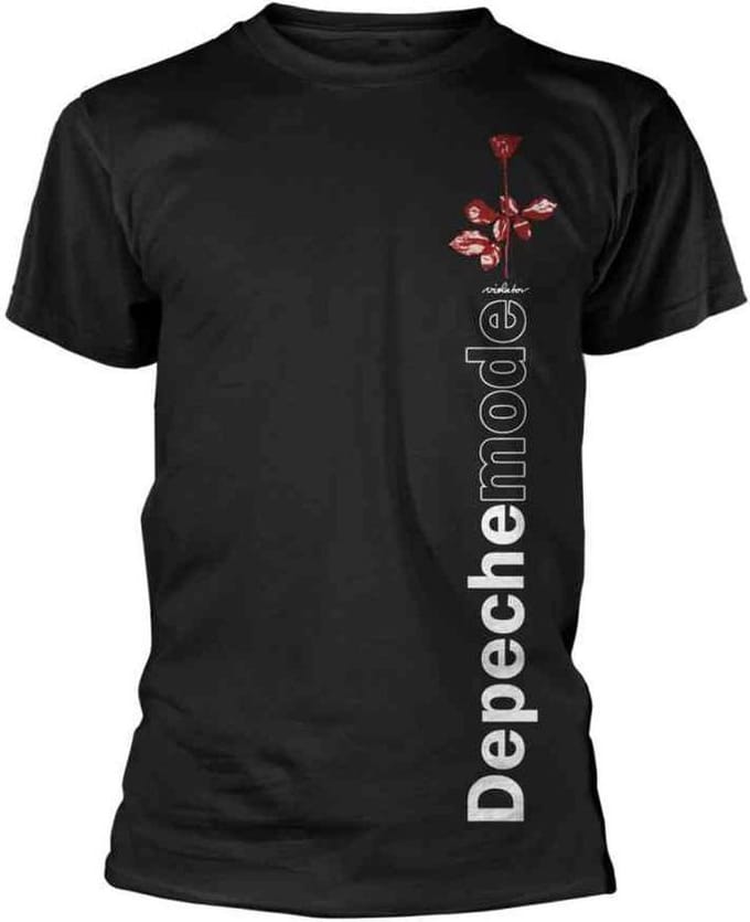 Depeche Mode Heren Tshirt -L- Violator Side Rose Zwart