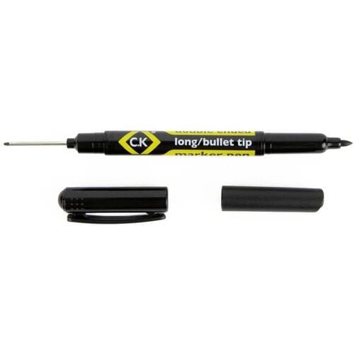 C.K T3593 Permanent marker Zwart 1 mm, 0.7 mm 20 stuk(s)
