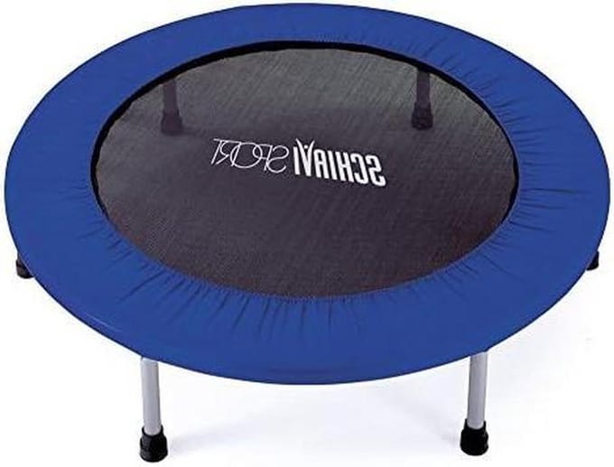 Fitness Trampoline - Springkussen Binnen - Aerobic Training - TUV GS Gecertificeerd - 98 cm Diameter - Zwart