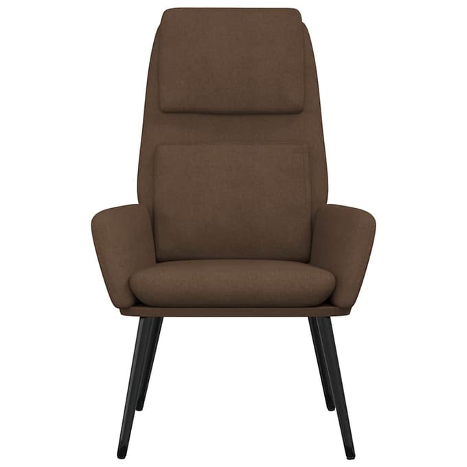 vidaXL - Relaxstoel - stof - bruin