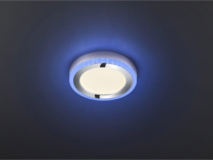 LED Plafondlamp - Plafondverlichting - Torna Slodan - 16W - Aanpasbare Kleur - Afstandsbediening - Dimbaar - Rond - Mat Wit - Kunststof