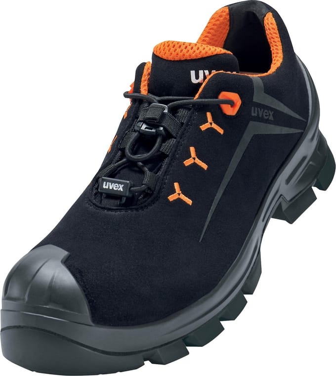 Uvex 2 H'alb-schoenen S3 65282 Zwart, Oranje (65282)