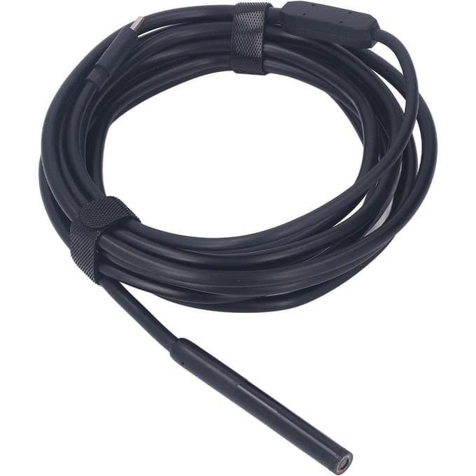 Endoscope à lentille unique 7,9 mm IP67 étanche Connecteur Type C 1080P HD 2MP Caméra d'inspection industrielle pour Android OTG black