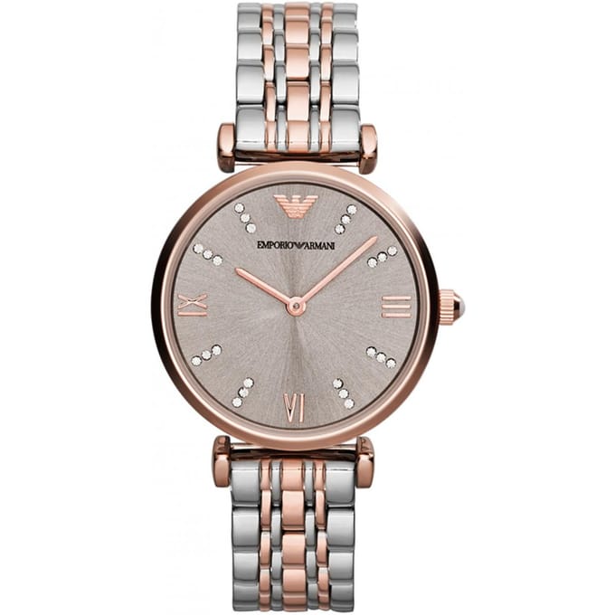 Emporio Armani Gianni T-bar Dames Horloge Multi AR1840