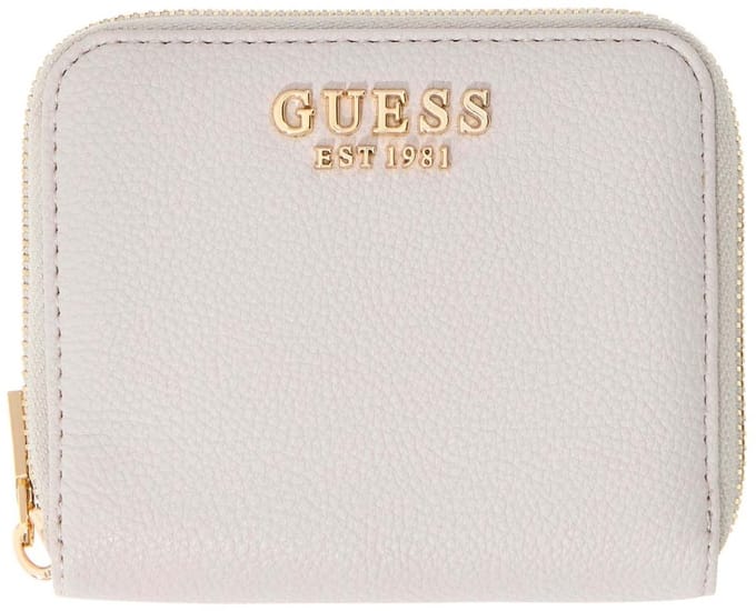 GUESS portemonnee Laurel II SLG Small Zip Around Wallet Ivory crème