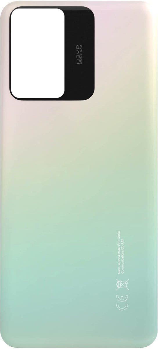 Xiaomi, Batterij cover voor Xiaomi Redmi Note 12S Service Pack, Groen