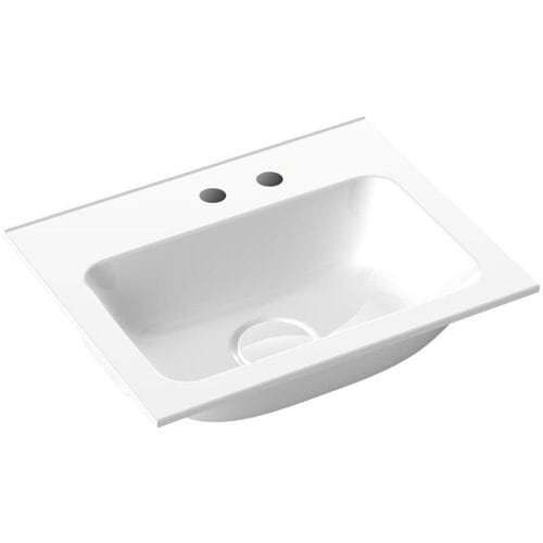 Emco asis washbasin 40 cm with 2 tap holes 957711442