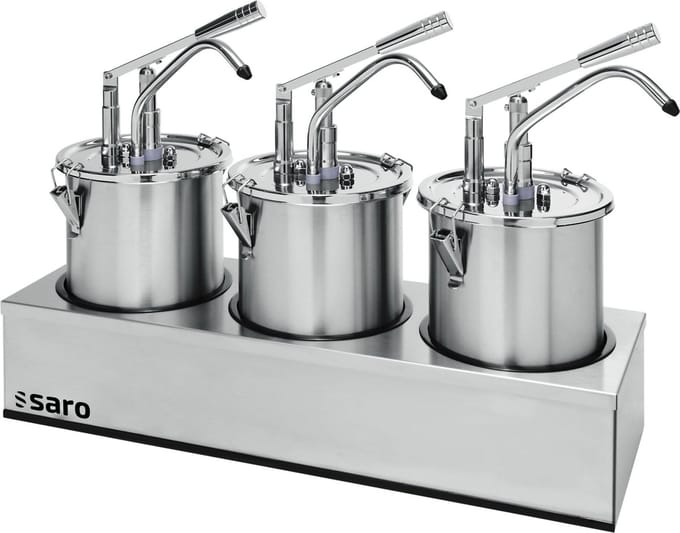 Saro Sausdispenser, Sauce dispenser - model PD-003 3 x 5 ltr
